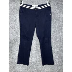 Converse One Star Chino Pants Womens Size 12 Blue Stretch‎ Pockets Bootcut Leg